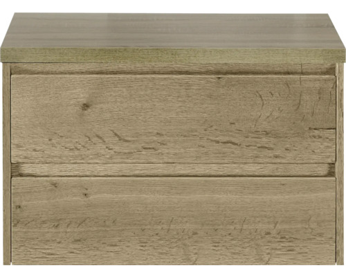 Wastafelonderkast met twee lades