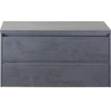 Wastafelonderkast met twee laden