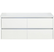 Witte wastafelonderkast met vier laden