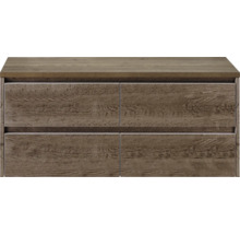 Commode met vier lades in houtlook