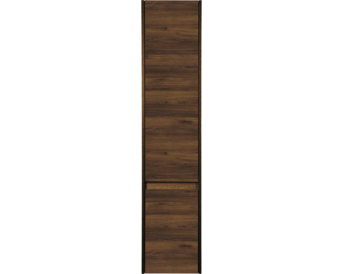 Smalle hoge kast met houtlook