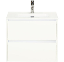 Wastafelonderkast met twee lades en kraan