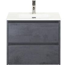 Wastafelonderkast met wastafel en kraan