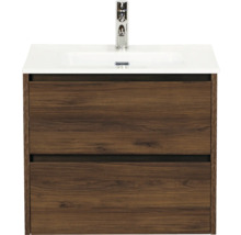 Wastafelonderkast met twee laden en wastafel