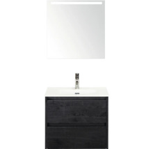 Wastafelcombinatie met spiegel en onderkast