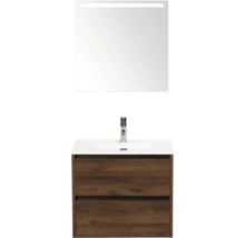 Badkamermeubelset met spiegel en wastafelonderkast