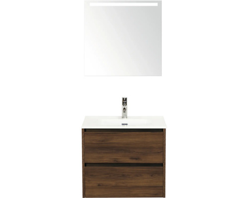 Badkamermeubelset met spiegel en wastafelonderkast