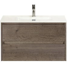 Wastafelmeubel met twee lades en wastafel