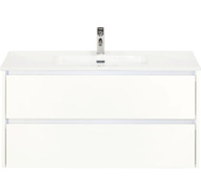 Wastafelmeubel met twee lades en kraan