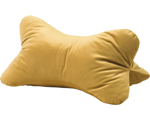 Leeskussen California geel 40x25 cm Nekkussen ter ontlasting van de halswervelkolom