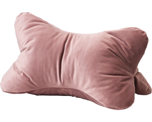 Leeskussen California roze 40x25 cm Decoratief kussen in botvorm