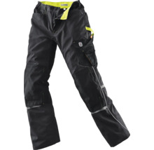 Zwarte werkbroek met zakken en reflectoren