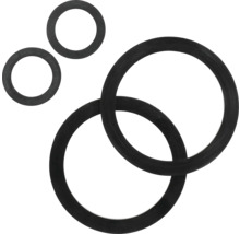 Diverse rubberen afdichtringen in verschillende groottes