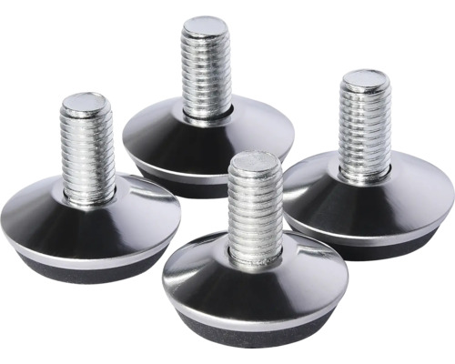 Vier meubelvoeten met schroefdraad