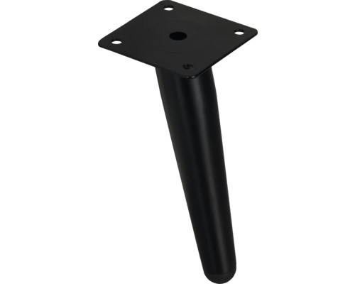 Metalen meubelpoot met montageplaat