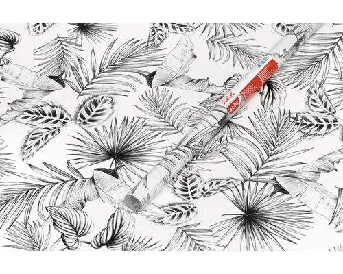 Zelfklevende folie met tropisch plantenpatroon