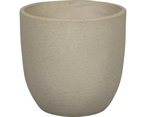 Ronde bloempot van terrazzo