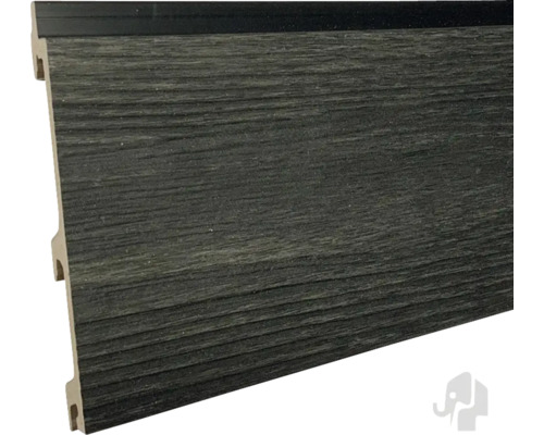 Hout met messing en groef verbinding profiel