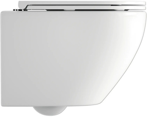 Wandhangend toilet met toiletdeksel