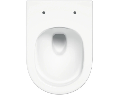 Wandcloset met diepspoeling van keramiek, bovenaanzicht