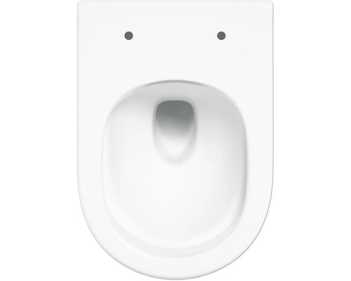 Hangtoilet keramiek bovenaanzicht