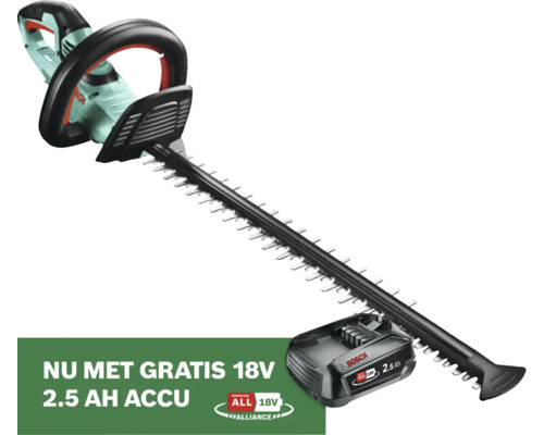 BOSCH Accu Heggenschaar AHS 55 incl. 20 Li accu en lader **GRATIS 18V of 36V ACCU BOSCH**