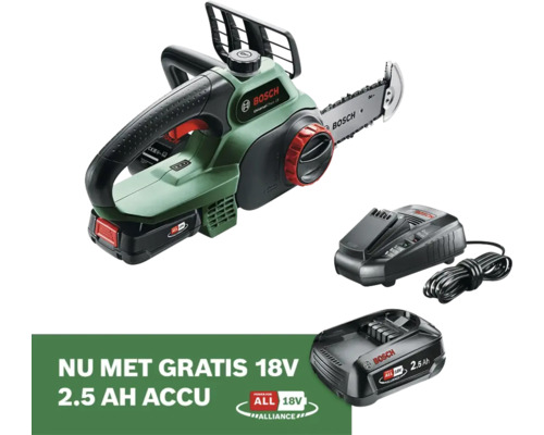 BOSCH Accu Kettingzaag UniversalChain 18 Li incl. accu en lader **GRATIS 18V of 36V ACCU BOSCH**