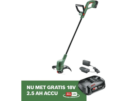 BOSCH Accu Grastrimmer EasyGrassCut incl. 18V accu en lader **GRATIS 18V of 36V ACCU BOSCH**