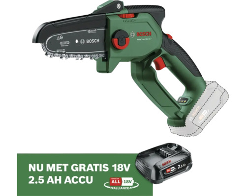 BOSCH Accu Snoeizaag EasyChain 18V-15-7 **GRATIS 18V of 36V ACCU BOSCH**