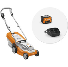 Accugrasmaaier met accu en oplader