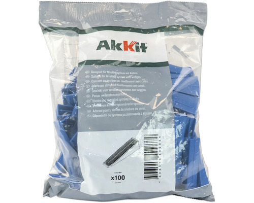 Verpakking nivelleerwiggen, geschikt voor nivelleersystemen, 100 stuks