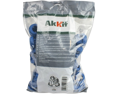 Akkit draaicilinder Quick in 50 stuks verpakking voor nivelleersystemen