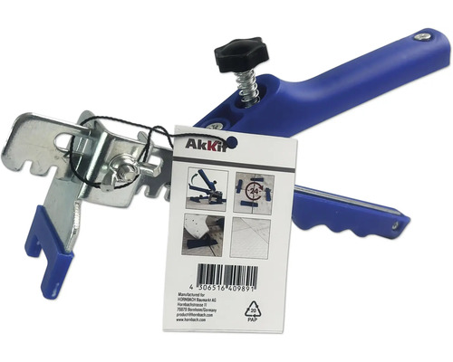 Tegelzetter met label