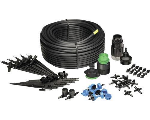 Tuinslang met irrigatiesysteem en accessoires