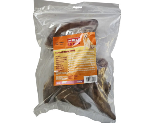 MR BEEF Hondensnack Varkensoren 500 g