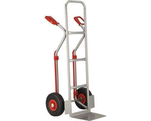 CARGO POINT Steekwagen verzinkt staal 200 kg Metalen steekwagen met twee wielen en handgrepen