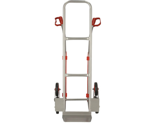 Metalen steekwagen met handgrepen en wielen