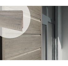 Houten gevelbekleding met profielplank