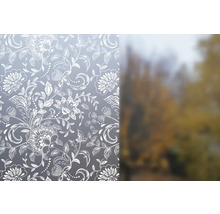 Decoratieve folie met bloemmotief voor raamdecoratie