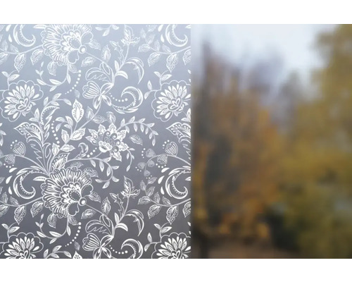 VENILIA Raamfolie statisch Land 45x150 cm Decoratieve folie met bloemmotief voor raamdecoratie