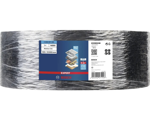 Bosch Expert schuurband, medium korrel, siliciumcarbide, 100 x 10000 millimeter