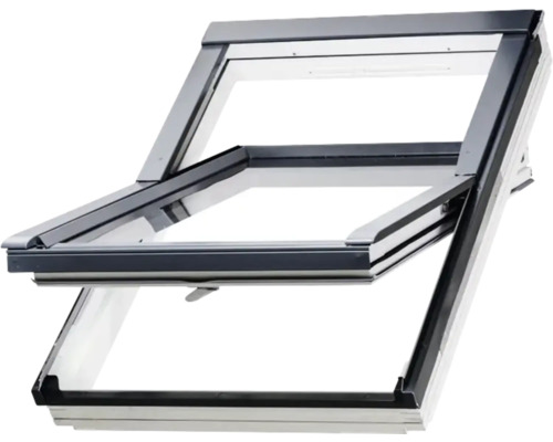 FAKRO GREENVIEW Dakraam kunststof met houten kern FTU-V U30 AUZX 6 (bxh) 78x118 cm RAL 7016 FAKRO GREENVIEW Dakraam kunststof met houten kern FTU-V U30 AUZX 6 (bxh) 78x118 cm RAL 7016