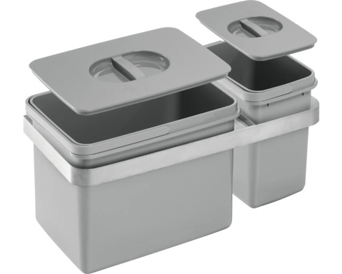 Afvalbak met deksel voor afvalscheiding