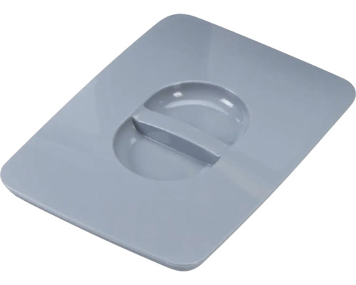 Grijze kleefplaat voor bevestiging aan wanden