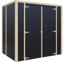 Houten tuinhuis met dubbele deur