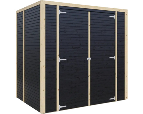 Houten tuinhuis met dubbele deur
