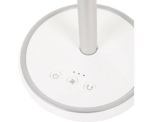 Basis van een ventilator met bedieningselementen