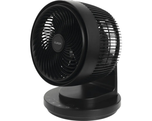 Zwarte EUROM tafelventilator