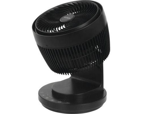 Zwarte tafelventilator