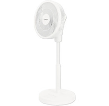 Witte ventilator met voet